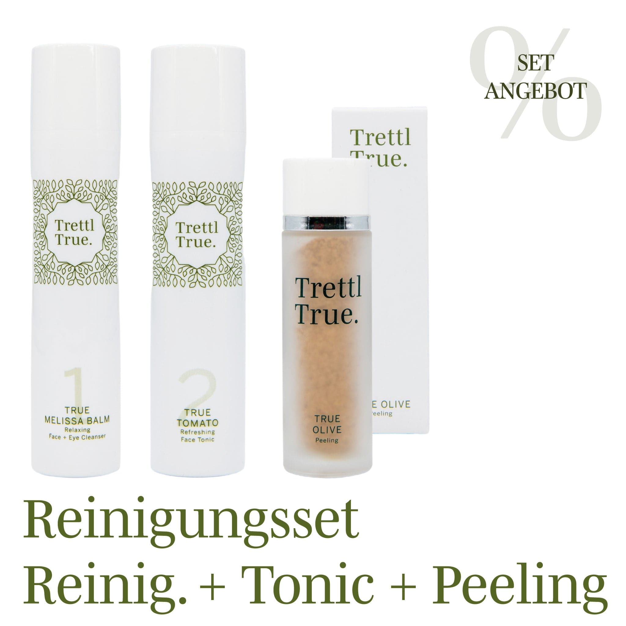 Trettl Cosmetics Set Cleanser + Face Tonic +  Peeling