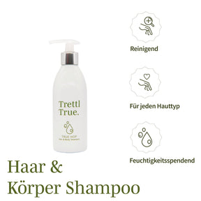 Trettl Cosmetics 250ml True Hop Hair + Body Shampoo