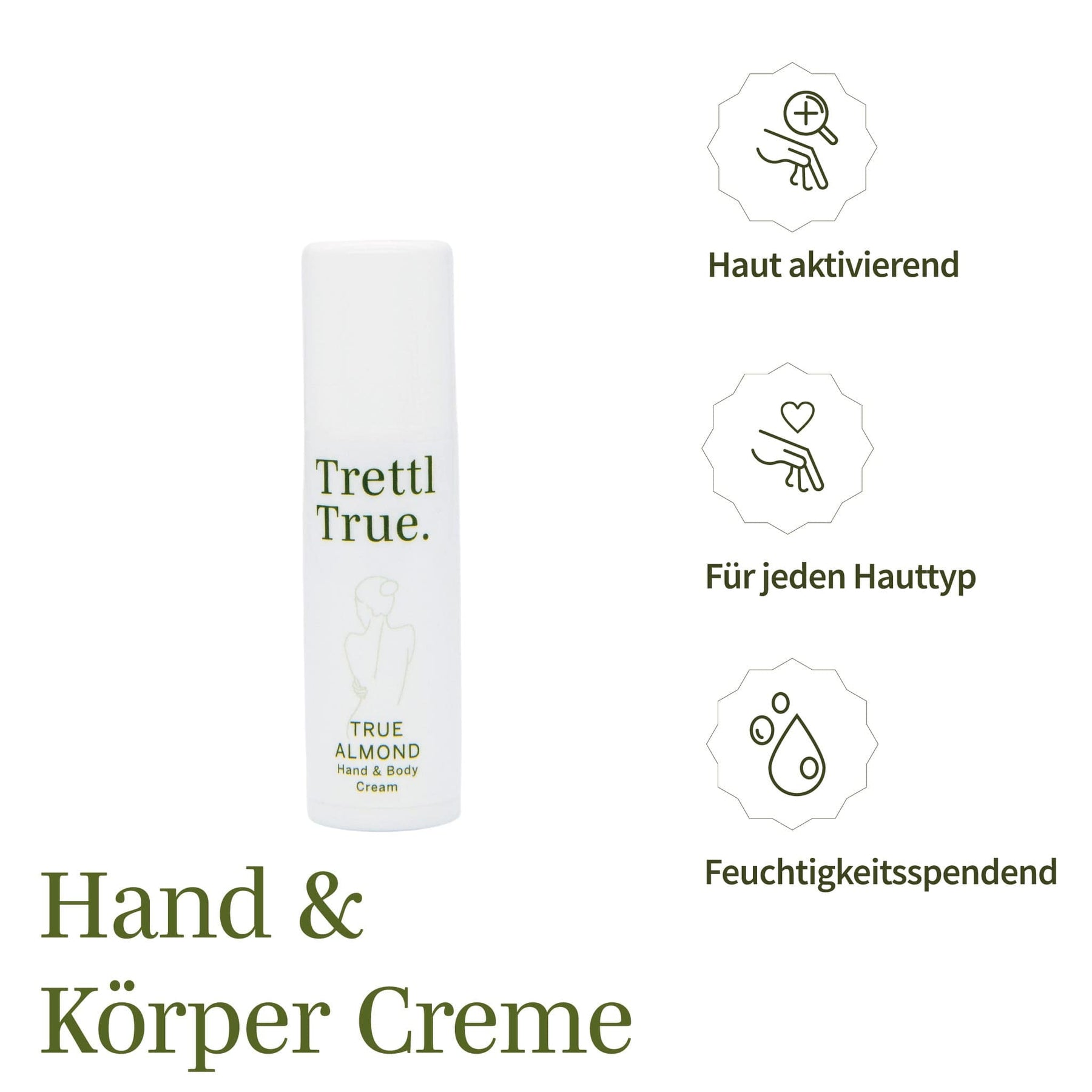 Trettl Cosmetics 30ml Airless Spender (100% off) True Almond Hand + Body Cream